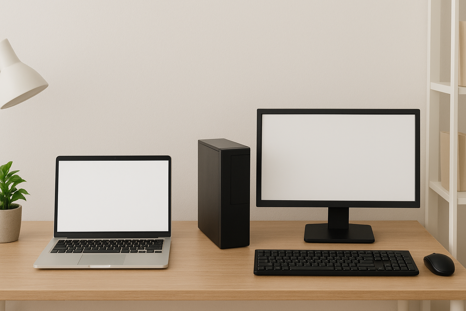 Home Office with Refurbished Computers